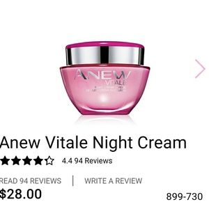 anew vitale night cream